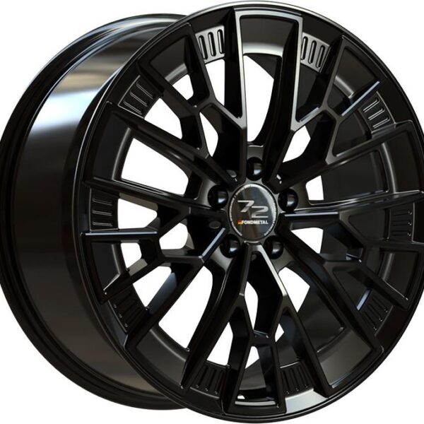 Fondmetal 1972 Glossy Black 9x20 5x130 ET51 CB71,6 R14 775 kg RF19034