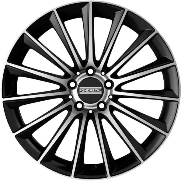 Fondmetal Aidon Glossy Black Machined 8,5x20 5x112 ET40 CB66,6 R14 980 kg RF18377