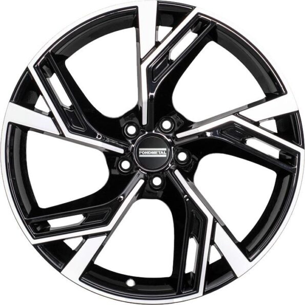 Fondmetal Atena Glossy Black Machined 8,5x19 5x112 ET40 CB66,6 R13 950 kg RF09352