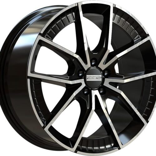 Fondmetal Elatha Glossy Black Machined 8,5×19 5×112 ET32 CB66,5 R13 850 kg RF19089