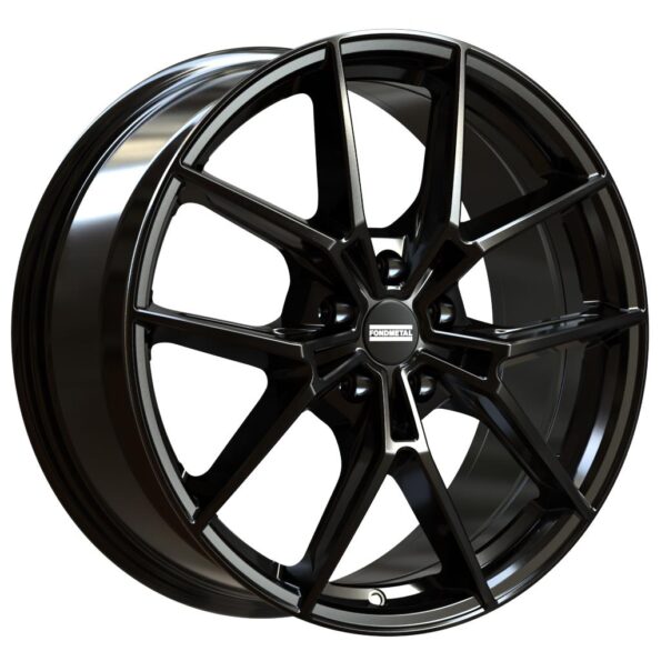 Fondmetal Iupiter Glossy Black 8,5x19 5x112 ET21 CB66,5 60° 830 kg RF19915