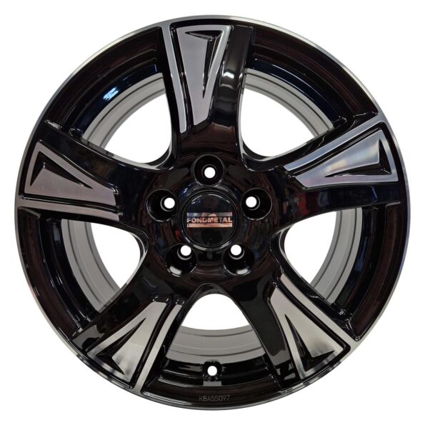 Fondmetal PRO1 Glossy Black Machined 6,5x16 5x118 ET60 CB71,1 60° 1250 kg RF19886
