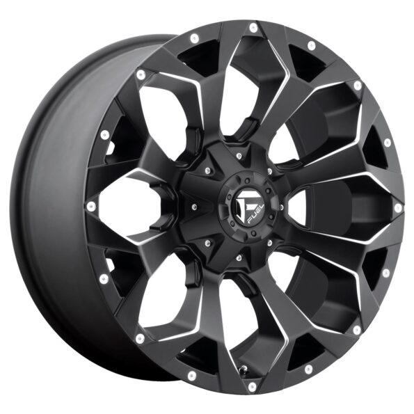 Fuel D546 Assault Matte Black Milled 8,5x17 5x108 ET25 CB71,5 (PCD2: 5x127) 60° 1133 kg D5461785G157