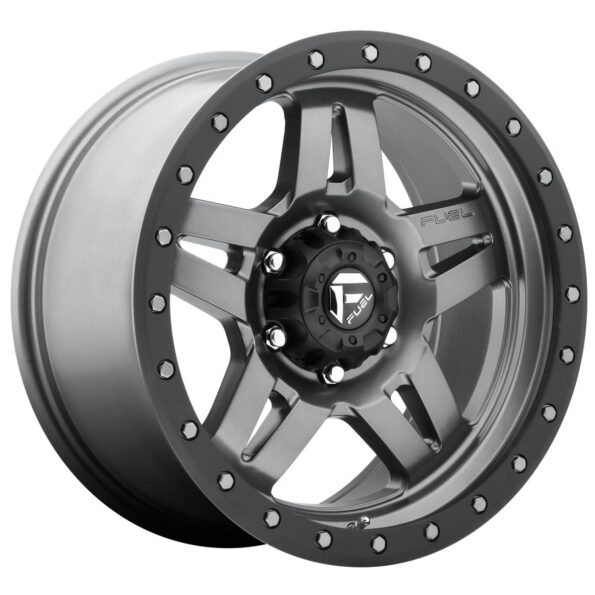 Fuel D558 Anza Matte Gun Metal Black Bead Ring 8,5x17 5x127 ET-6 CB78,1 60° 1133 kg D55817857345
