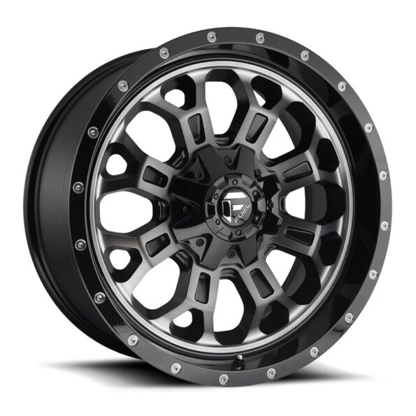 Fuel D561 Crush Gloss Machined Double Dark Tint 9x17 5x114.3 ET1 CB78,1 (PCD2: 5x127) 60° 1133 kg D56117902650