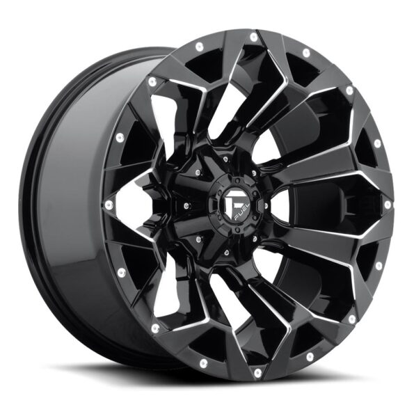 Fuel D576 Assault Gloss Black Milled 9x17 5x114.3 ET-12 CB78,1 (PCD2: 5x127) 60° 1133 kg D57617902645