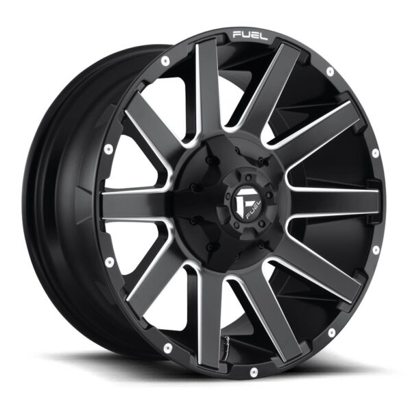 Fuel D616 Contra Matte Black Milled 10x22 6x139.7 ET-19 CB106,0 (PCD2: 6x135) 60° 1133 kg D61622009846