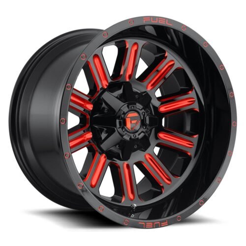 Fuel D621 Hardline Gloss Black Red Tinted Clear 10×20 5×139.7 ET-18 CB110,0 (PCD2: 5×150) 60° 1133 kg D62120007047