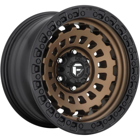 Fuel D634 Zephyr Matte Bronze Black Bead Ring 9x20 5x127 ET20 CB71,5 60° 1133 kg D63420907557