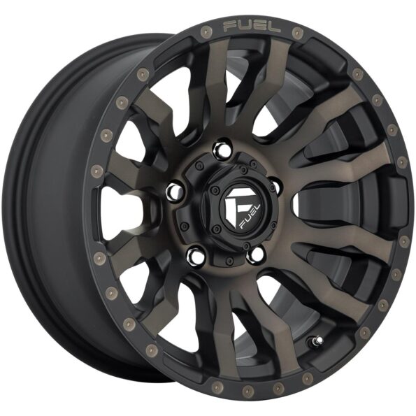 Fuel D674 Blitz Matte Black Double Dark Tint 10x20 5x139.7 ET-18 CB78,1 60° 1133 kg D6742000B447