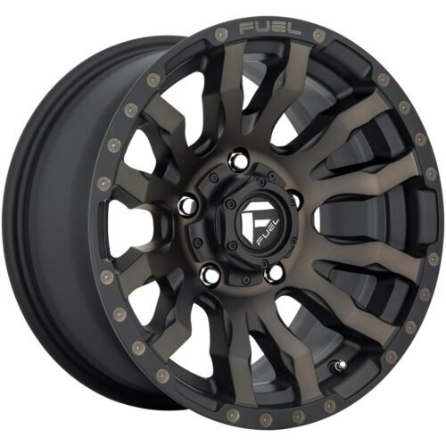 Fuel D674 Blitz Matte Black Double Dark Tint 9×17 5×127 ET-12 CB71,5 60° 1133 kg D67417907545