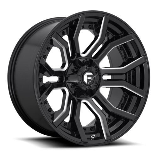 Fuel D711 Rage Gloss Black Milled 9×20 5×127 ET1 CB87,1 (PCD2: 5×139.7) 60° 1133 kg D71120905750