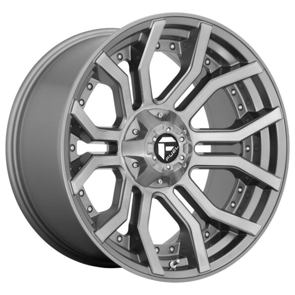Fuel D713 Rage Platinum Brushed Gun Metal Tinted Clear 9x20 6x139.7 ET1 CB106,0 (PCD2: 6x135) 60° 1133 kg D71320909850