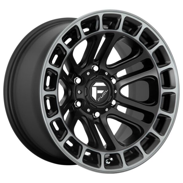 Fuel D720 Heater Matte Black Double Dark Tint Machined 10x20 6x139.7 ET-18 CB106,0 60° 1133 kg D72020008447