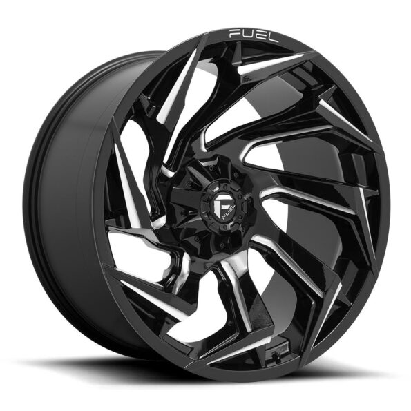 Fuel D753 Reaction Gloss Black Milled 9x20 5x114.3 ET1 CB78,1 (PCD2: 5x127) 60° 1133 kg D75320902650