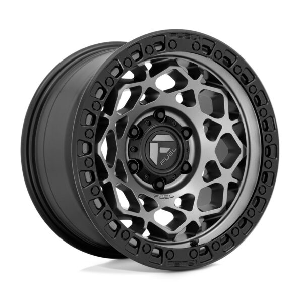 Fuel D784 Unit Gunmetal With Matte Black Ring 9x17 5x127 ET-12 CB71,5 60° 1133 kg D78417907545