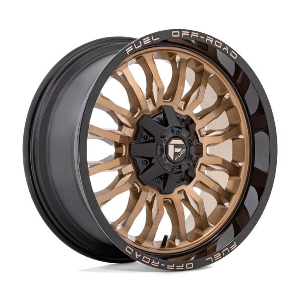 Fuel D797 Arc Platinum Bronze With Black Lip 10x20 6x139.7 ET-18 CB106,0 (PCD2: 6x135) 60° 1133 kg D79720009847