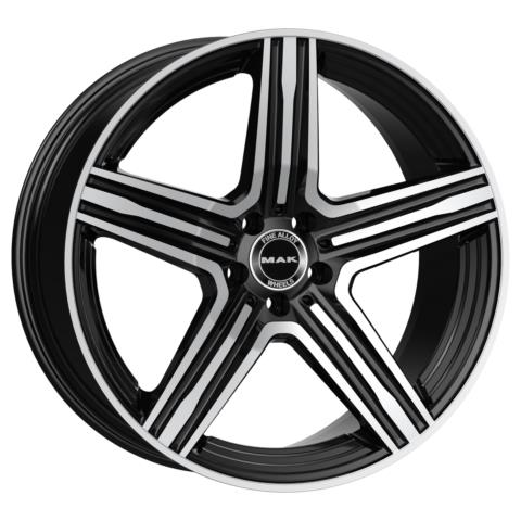 MAK Lewis-D Black Mirror 11x21 5x112 ET38 CB66,6 R14 1050 kg F1121EDBM38WSY