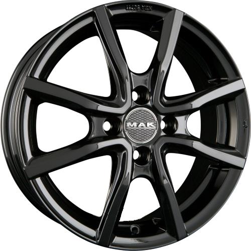 MAK Milano4 Gloss Black 6x16 4x100 ET49 CB54,1 60° 475 kg F60604MGB49CM8X
