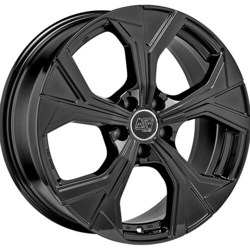 MSW 43 Gloss Black 8×18 5×108 ET45 CB73,0 60° 750 kg W19395500TC5