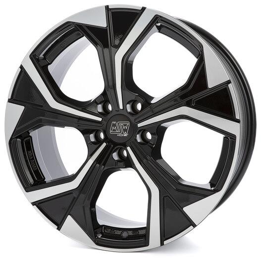 MSW 43 Gloss Black Full Polished 8x20 5x108 ET50 CB63,4 60° 760 kg W19396002T56