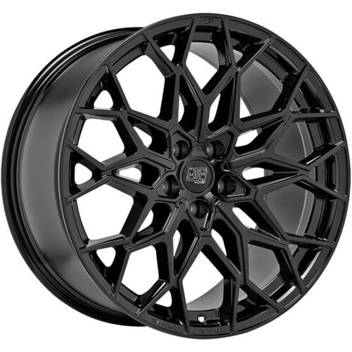 MSW 51 Gloss Black 10,5×22 5×112 ET43 CB66,6 60° 1050 kg W19441002C5