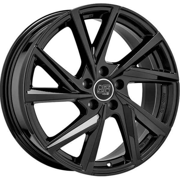MSW 80-5 Gloss Black 8x18 5x108 ET42 CB63,4 60° 725 kg W19388001TC5