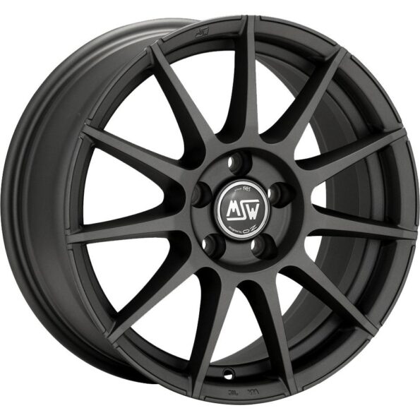 MSW 85 Gloss Black 6,5x16 4x100 ET42 CB63,4 60° 615 kg W19376501TC5