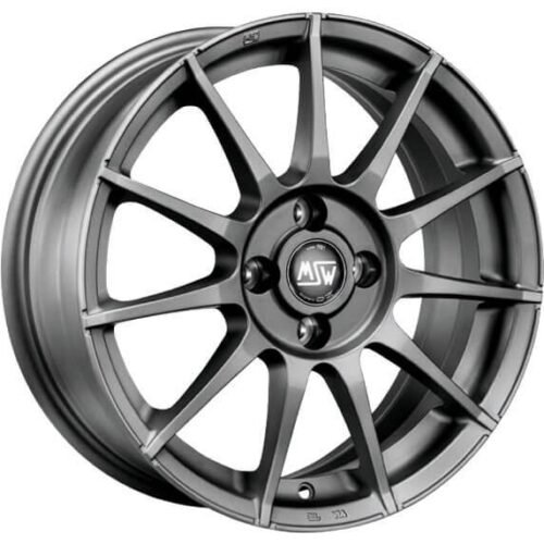 MSW 85 Matt Graphite 6×15 4×108 ET22 CB65,1 60° 580 kg W19377004TO1