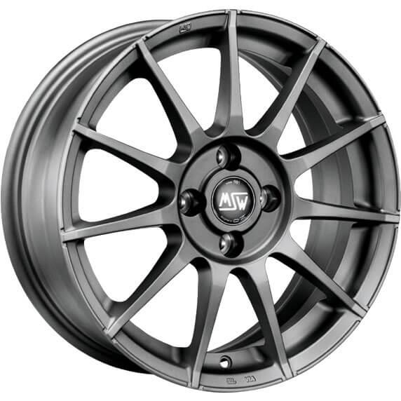 MSW 85 Matt Graphite 7x17 5x114.3 ET45 CB73,0 60° 690 kg W19375555TO1