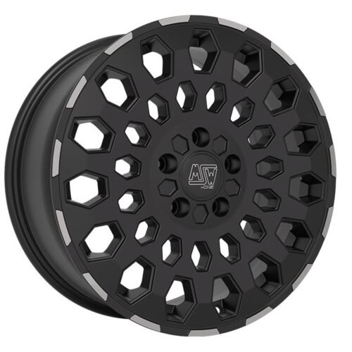 MSW 99 VAN Matt Black Lip Polished 6,5×16 5×130 ET55 CB78,1 60° 1350 kg W19420003TO3