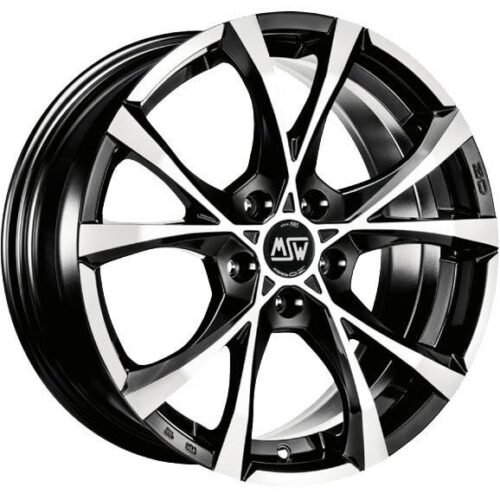 MSW Cross Over Gloss Black Full Polished 8×18 5×105 ET38 CB56,6 60° 725 kg W1924100156