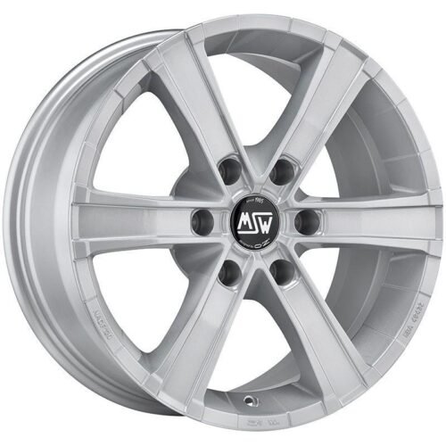 MSW Sahara 6 Full Silver 8×18 6×139.7 ET35 CB67,1 60° 1100 kg W85062002N09