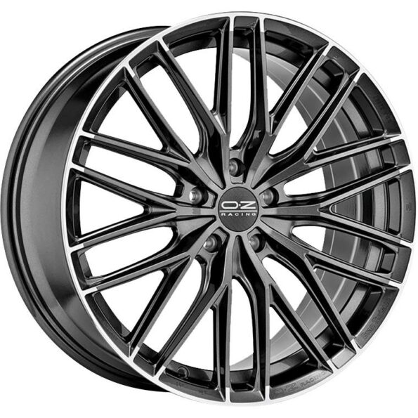 OZ Racing Gran Turismo HLT Star Graphite Diamond Lip 9,5x20 5x112 ET25 CB75,0 R12 800 kg W01C08202W4