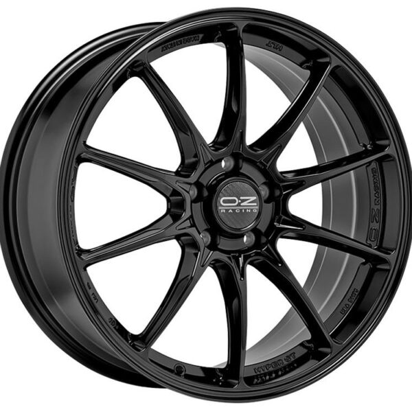 OZ Racing Hyper GT HLT Gloss Black 8x18 5x108 ET45 CB75,0 60° 650 kg W01A20202O2