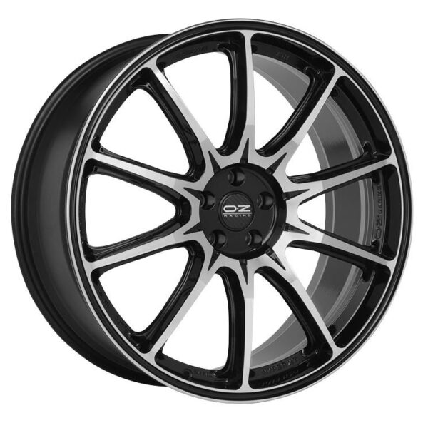 OZ Racing Hyper XT HLT Gloss Black Diamond Cut 10,5x22 5x112 ET43 CB79,0 R12 975 kg W01A54202U8