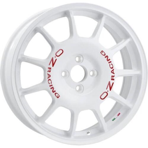 OZ Racing Leggenda Race White Red Lettering 7×17 4×100 ET42 CB68,0 60° 530 kg W01872201A33