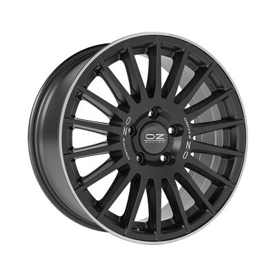 OZ Racing Rally Desert Matt Black Silver Let. Diamond Lip 8x18 6x139.7 ET45 CB95,1 60° 1300 kg W01C730557L
