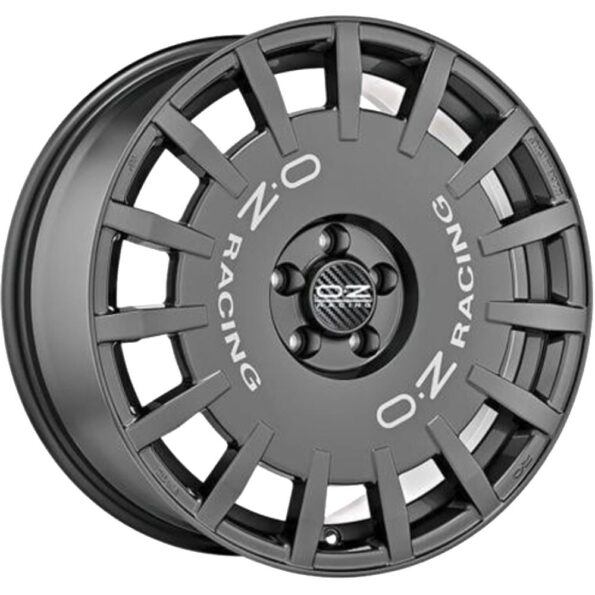 OZ Racing Rally Racing Dark Graphite Silver Lettering 8x19 5x108 ET42 CB75,0 60° 680 kg W01A26201T9