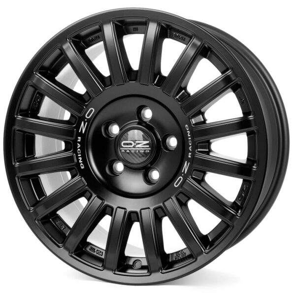 OZ Racing Rally Raid Matt Black Silver Lettering 8x17 5x114.3 ET40 CB79,0 60° 850 kg W01C00251AR9