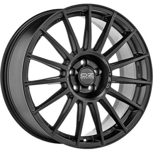 OZ Racing Superturismo Dakar Matt Black Silver Lettering 10,5×22 5×112 ET25 CB79,0 R12 975 kg W01C22200R9