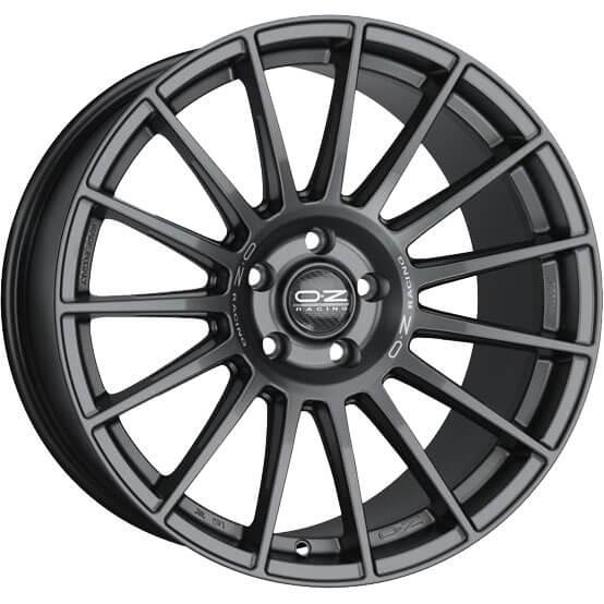 OZ Racing Superturismo Dakar Matt Graphite Silver Lettering 10x20 5x127 ET48 CB71,1 60° 850 kg W0186400246