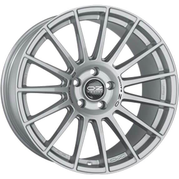 OZ Racing Superturismo Dakar Matt Race Silver Black Lettering 8,5x20 5x112 ET30 CB79,0 R12 815 kg W0187520019