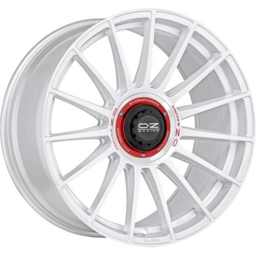 OZ Racing Superturismo Evoluzione WRC Race White Red Lettering 8,5×19 5×108 ET45 CB75,0 60° 790 kg W01852200EW33