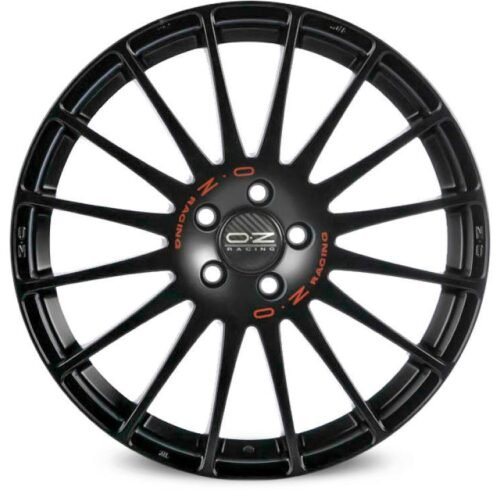 OZ Racing Superturismo GT Matt Black Red Lettering 6,5×15 4×108 ET25 CB65,1 60° 605 kg W0190505179