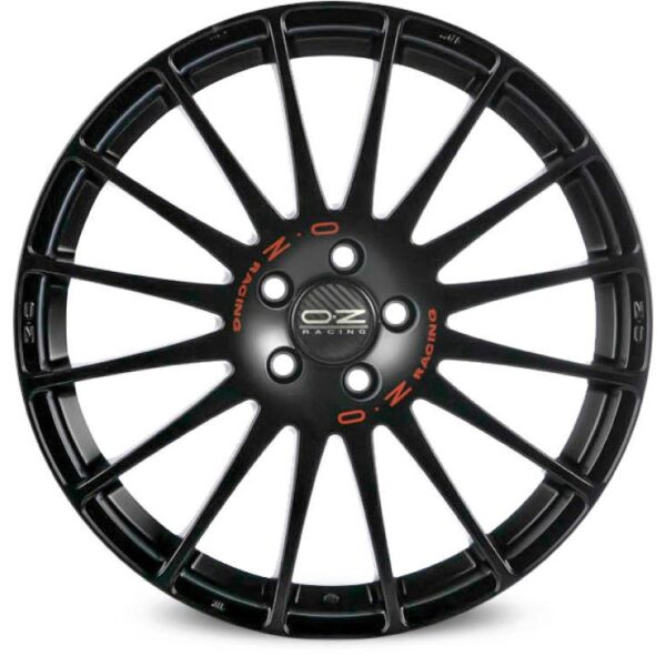 OZ Racing Superturismo GT Matt Black Red Lettering 7x16 5x105 ET35 CB56,6 60° 650 kg W0189515279