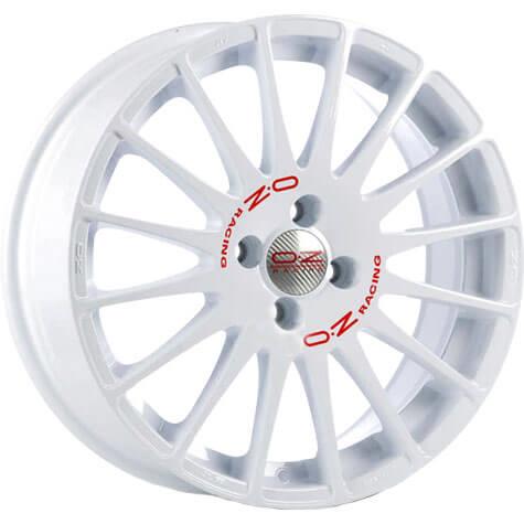 OZ Racing Superturismo GT Race White Red Lettering 6x14 4x108 ET15 CB65,1 60° 480 kg W0190405133