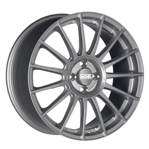 OZ Racing Superturismo LM Matt Race Silver Black Lettering 7,5x17 5x108 ET40 CB75,0 60° 650 kg W0188120119