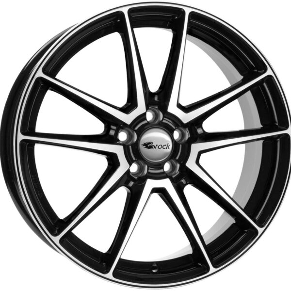 RC Design RC22 Schwarz Glanz Voll-Poliert (SGVP) 6,5x16 4x108 ET25 CB65,1 60° 580 kg 452783