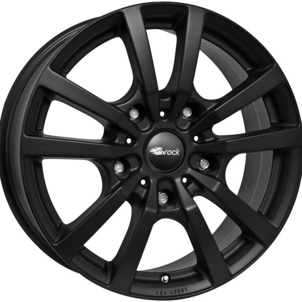 RC Design RC25T Schwarz Klar Matt (SKM) 6,5x16 5x120 ET60 CB65,1 R14 1130 kg 340031